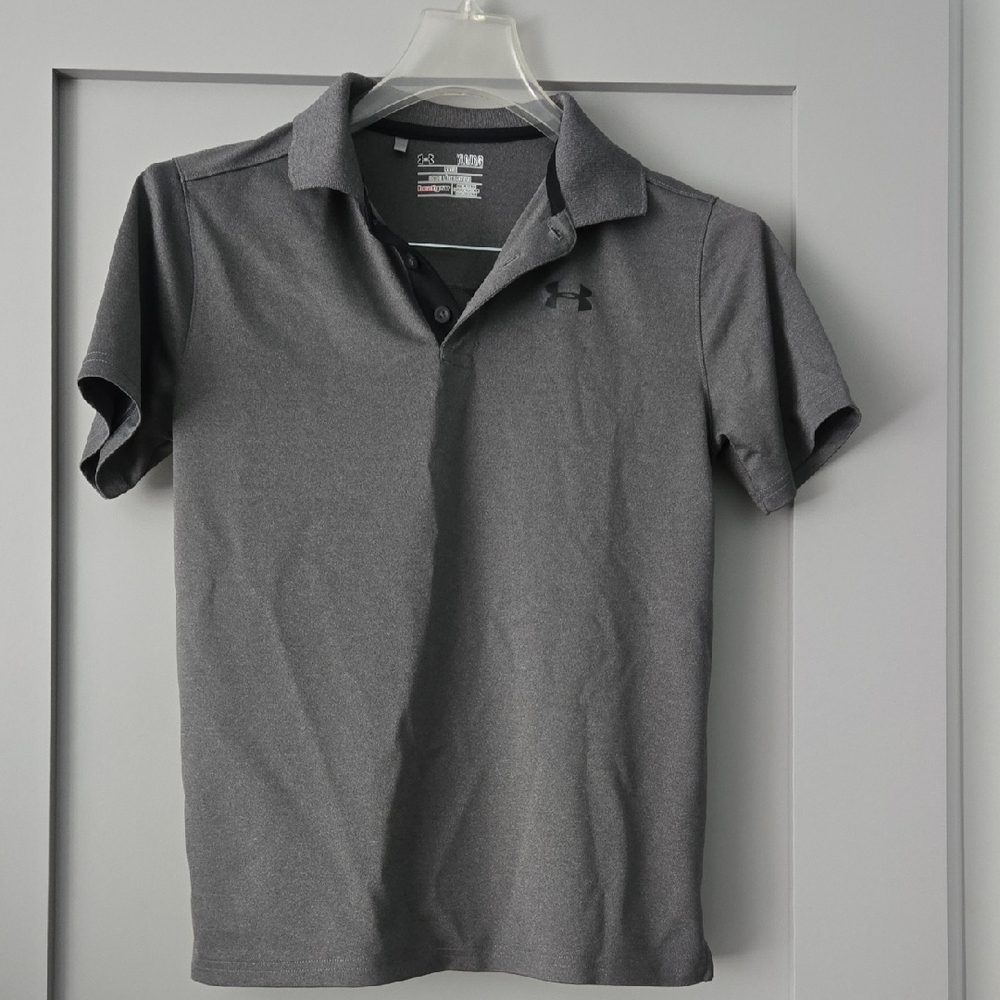 Under Armour Gray Performance Polo Shirt